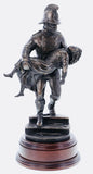 hand crafted 11" scale statuette called of the classic 1891 'Saved' painting in a Cold Cast Bronze finish.