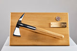 Firefighters Axe presented on oak board