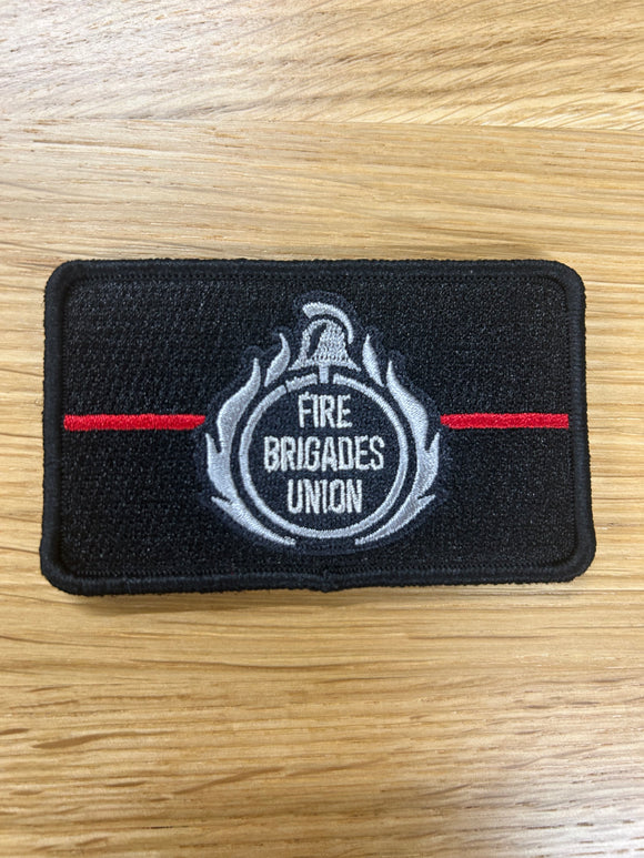 FBU Thin Red Line Velcro Patch