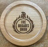 FBU Wooden Coasters