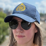FBU Navy Cap with Gold Logo & SUPPORTING FIREFIGHTERS