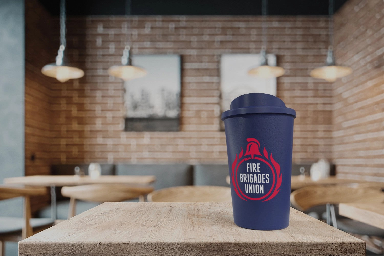 FBU Americano 350 ml insulated tumbler  Fire Brigades Union