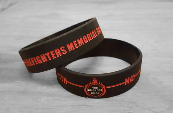 Firefighters Memorial Day wristband