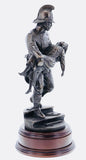 hand crafted 11" scale statuette called of the classic 1891 'Saved' painting in a Cold Cast Bronze finish.