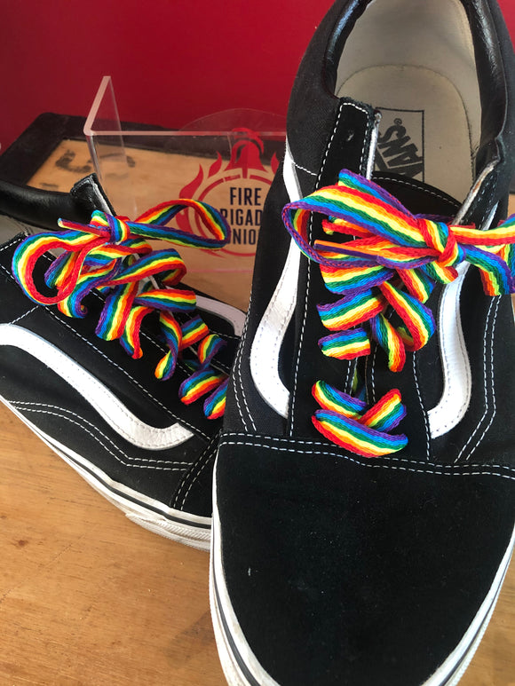 FBU Pride shoelaces