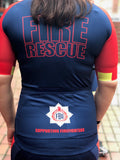 FBU badge and ‘Fire Rescue’ legend on the back
